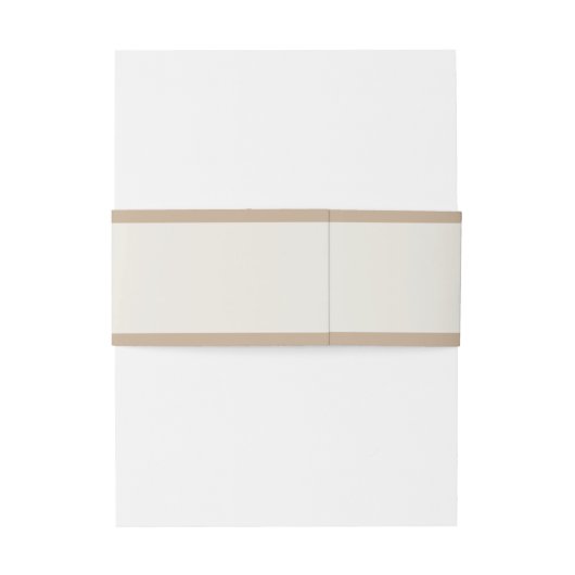 エレガントダスティベージュモダンタイポグラフィ結婚ズ 招待状ベリーバンド (裏面例)