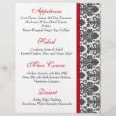 エレガントダマスクの結婚式 (裏面)