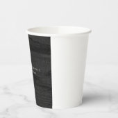 エレガントダークスタイリッシュグレイプロフェッショナルアート 紙コップ (左)
