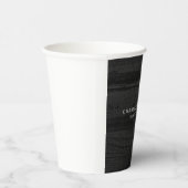 エレガントダークスタイリッシュグレイプロフェッショナルアート 紙コップ (右)