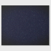 エレガントダークネイビーグリッターパターンフェスティバル ラッピングペーパー (フラット)