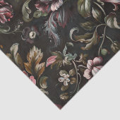 エレガントダークバ絵を描ロックの花の切り離し 薄葉紙 (詳細)