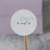 エレガントチャームと結婚封筒用シールシール ラウンドシール