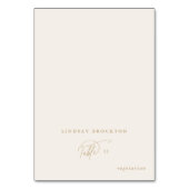 エレガントチャームアイボリーゲスト名結婚の座席表 テーブルナンバー (正面)