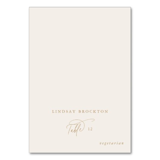 エレガントチャームアイボリーゲスト名結婚の座席表 テーブルナンバー (正面)