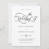 エレガントチャームス結婚クリプトの統合 招待状 (正面)