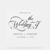 エレガントチャームス結婚クリプトへようこそ アクリルサイン (正面)