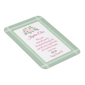 エレガントチャーム。甘パーソナライズされたい16カードマグネット マグネット (右側)