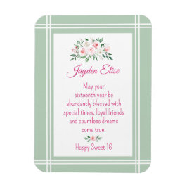 エレガントチャーム。甘パーソナライズされたい16カードマグネット マグネット