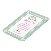 エレガントチャーム。甘パーソナライズされたい16カードマグネット マグネット (左側)