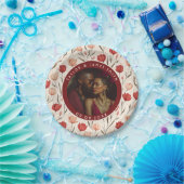 エレガントチューリッププレート結婚のゲスト向け ペーパープレート (パーティー)