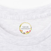 エレガントチューリ素朴ップ春の花名の追加 ラベル (貼付)