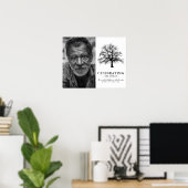 エレガントツリー | 追悼写真 ポスター (ホームオフィス)