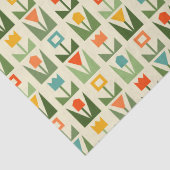 エレガントティッシュペーパーと抽象芸術春の花 薄葉紙 (詳細)