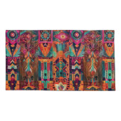 エレガントティール(緑がかった色)「サンエンパイアの遺産」ピロ王 枕カバー (裏面)