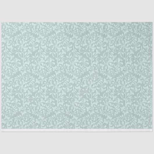 エレガントティール（緑がかった色）ティッシュペーパー 薄葉紙 (正面)