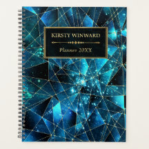 エレガントティール（緑がかった色）及び金ゴールドミッドナイトクリスタル銀河系