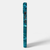 エレガントティール(緑がかった色)水海波 Case-Mate iPhoneケース (裏面 / 左)