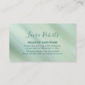 エレガントティール（緑がかった色）水色 割引カード (裏面)