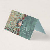 エレガントティール（緑がかった色）西の国の工具革 (裏面)