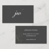 エレガントテクスチャモノグラム 名刺 (正面/裏面)