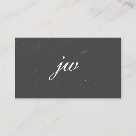 エレガントテクスチャモノグラム 名刺 (正面)