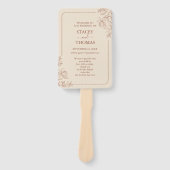 エレガントテラお洒落コタ結婚のファン ハンドファン (正面)