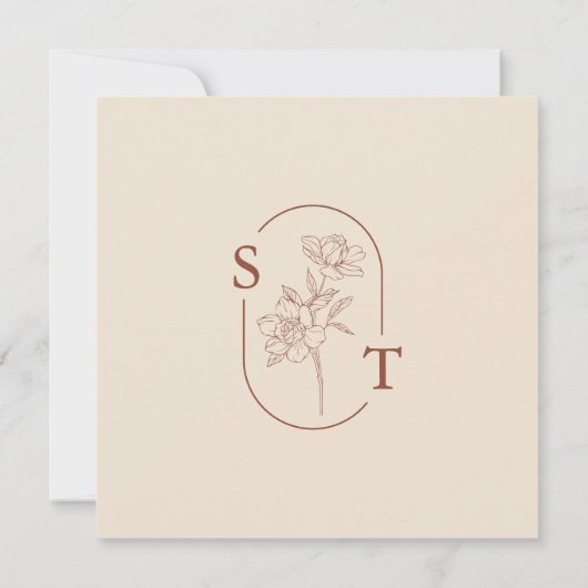 エレガントテラお洒落結婚コタ サンキューカード (裏面)