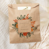 エレガントテラコッタティール（緑がかった色）秋縁どフローラ結婚ズ フェイバーバッグ