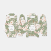 エレガントテラコッタ植物性フローラ庭園の結婚式 フェイバーボックス (折り畳みなし)