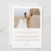 エレガントテラ結婚コッタサンキューカード 招待状 (裏面)