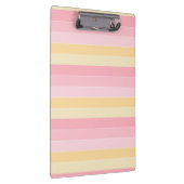 エレガントテンプレートパステルカラーピンクバニラ クリップボード (右)
