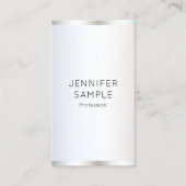 エレガントテンプレートモダン垂直プロフェッショナル 名刺 (正面)