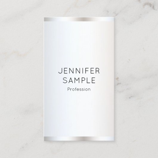 エレガントテンプレートモダン垂直プロフェッショナル 名刺 (正面)