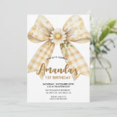 エレガントデイジーの誕生日 招待状 (スタンド正面)