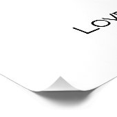 エレガントデイジーイエロー独身のブラックラインアートフローラ ポスター (コーナー)