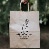 エレガントデイジー手作り(名前をカスタムする)事業 ラバースタンプ