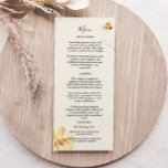 エレガントデイジー結婚のフラットメニュー メニュー<br><div class="desc">このエレガントデイジー結婚のフラットメニューはミニマルモダンリストに結婚最適だ。このデザインシンプルは、緑、デイジー、コスモスの花やハチを持つ黒いクラシックの書とオフの白い背景に伝統的は、春、夏、秋の中で結婚は、お客様ののミニマルなボホと一致する結婚。この感じデザインに関しは、お気軽にお問い合わせください。</div>