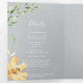 エレガントデイジー |グレートリフォールド招待状 三つ折り招待状 (内部最初)