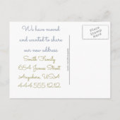 エレガントデコのフレームカスタマイズカード 案内ポストカード (裏面)