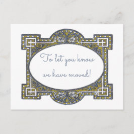 エレガントデコのフレームカスタマイズカード 案内ポストカード