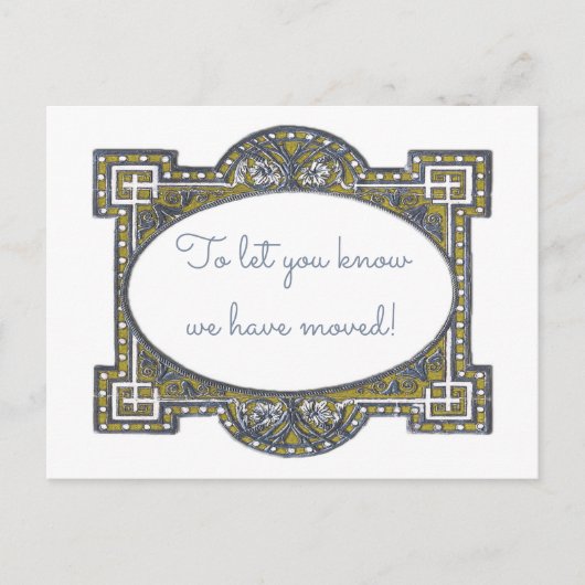 エレガントデコのフレームカスタマイズカード 案内ポストカード (正面)