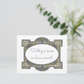 エレガントデコのフレームカスタマイズカード 案内ポストカード (スタンド正面)