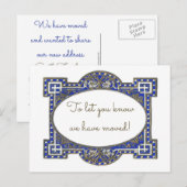 エレガントデコのフレームカスタマイズカード 案内ポストカード (正面/裏面)