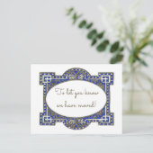 エレガントデコのフレームカスタマイズカード 案内ポストカード (スタンド正面)