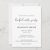 エレガントデザインバチェロレッテ 招待状 (正面)