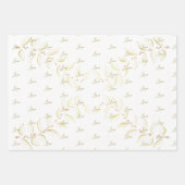 エレガントデザインパターン ラッピングペーパーシート (正面3)