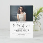 エレガントデザインブライダルシャワーへの招待 招待状 (スタンド正面)