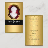 エレガントデザイン名刺 名刺 (正面/裏面)