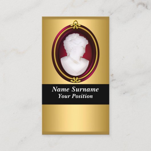 エレガントデザイン名刺 名刺 (正面)